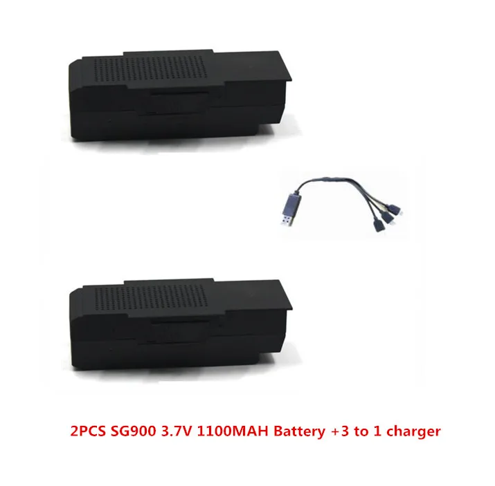 Горячая 7,4 V 1100 mah 3,7 V 1100 mah 2200 mah запасная батарея для SG900 SG900-S X192 X196 wifi FPV RC Дрон модель вертолета - Цвет: SG900 3.7V 1100MAH