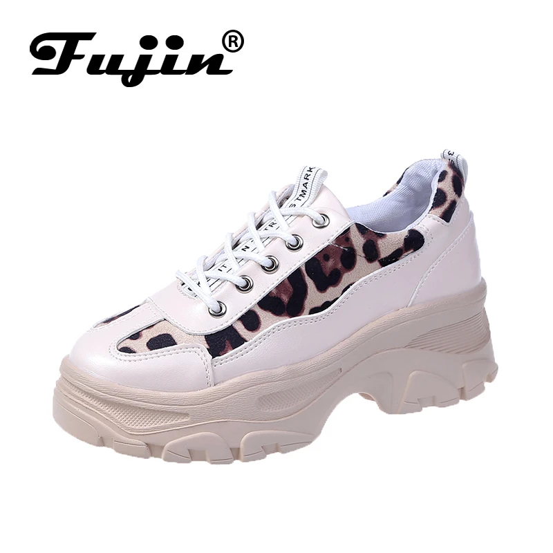 Fujin/Женская обувь на плоской платформе Лоферы Сезон весна-осень Повседневная