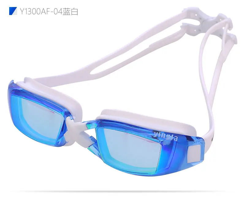 Y1300AF(V)-04 Yingfa профессиональные силиконовые очки для плавания с Большой рамкой, противотуманные УФ очки для плавания для мужчин и женщин, спортивные очки для дайвинга - Цвет: Y1300AF(V)-04