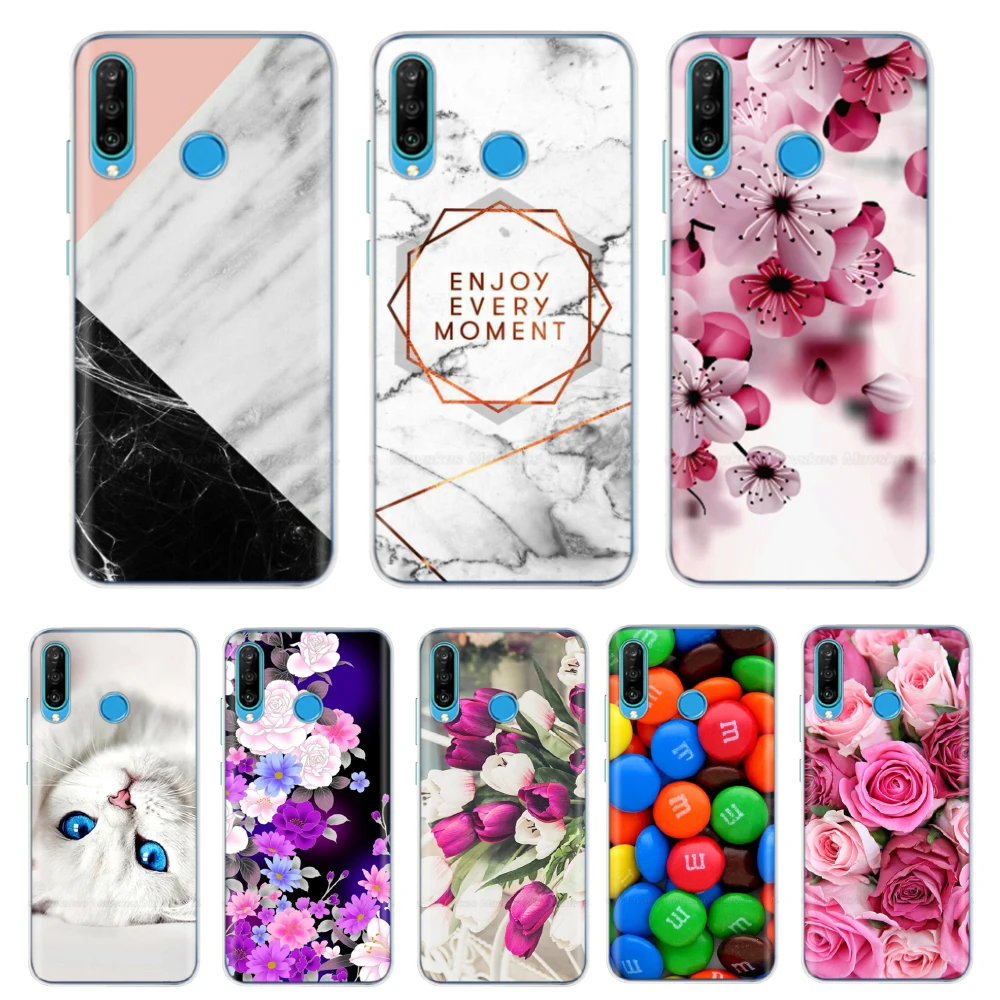 Чехол Funda для Huawei P30 Lite силиконовый чехол из ТПУ задняя крышка Pro P30Lite P30Pro P 30