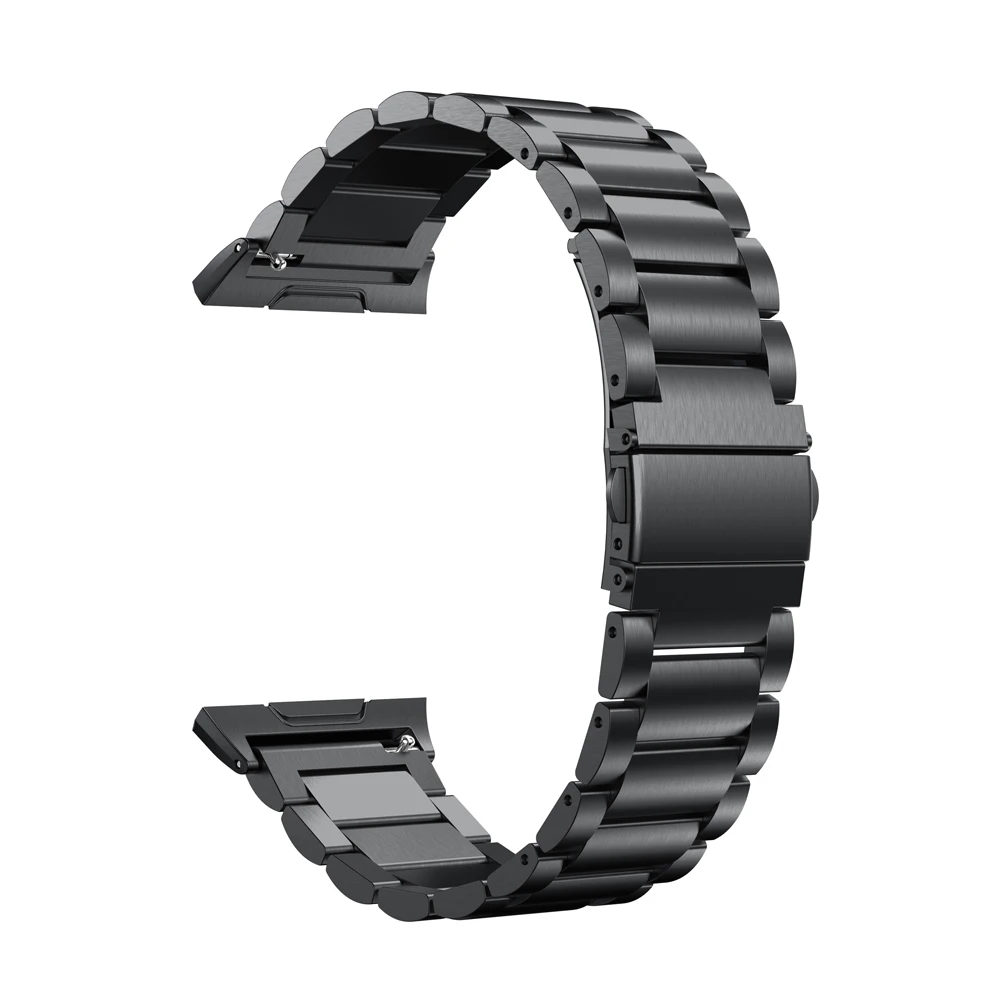 Для Fitbit ионный ремешок для часов из нержавеющей стали металлический браслет