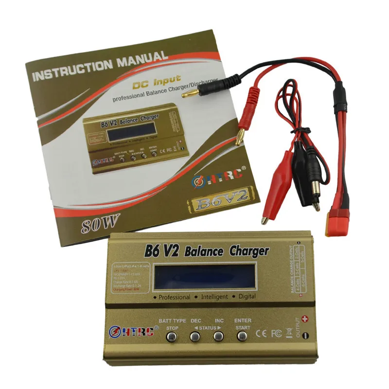Imax B6 Digital V2 80 Вт профессиональное Цифровое зарядное устройство для LiHV LiPo LiIon LiFe NiCd