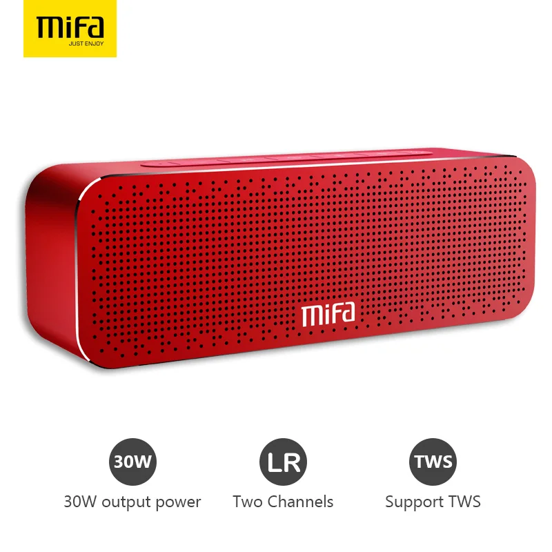 MIFA A20 портативный Bluetooth динамик беспроводной стерео звук Boombox динамик s с супер басом поддержка TF AUX TWS Bluetooth динамик
