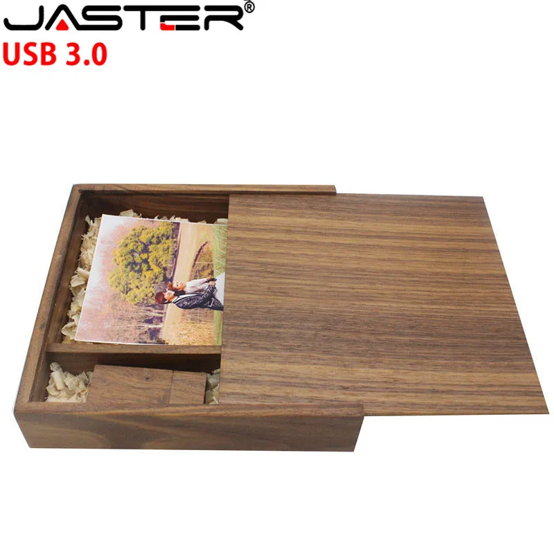 JASTER USB 3,0(170 мм* 170 мм* 35 мм) деревянный фотоальбом usb+ коробка usb флэш-накопитель 4 ГБ 8 ГБ 16 ГБ 32 ГБ свадебный подарок 0
