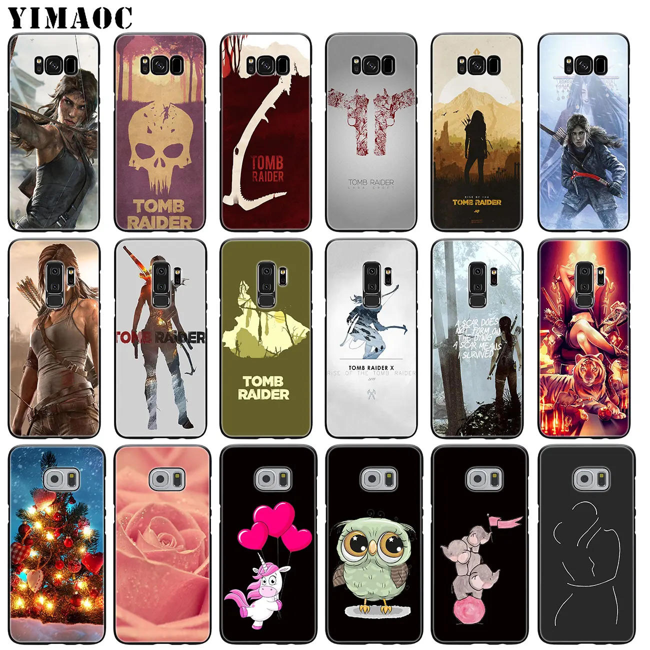 Мягкий силиконовый чехол YIMAOC Tomb Raider для Samsung Galaxy S20 Ultra S10 Lite S9 S8 Plus S7 Edge S10e