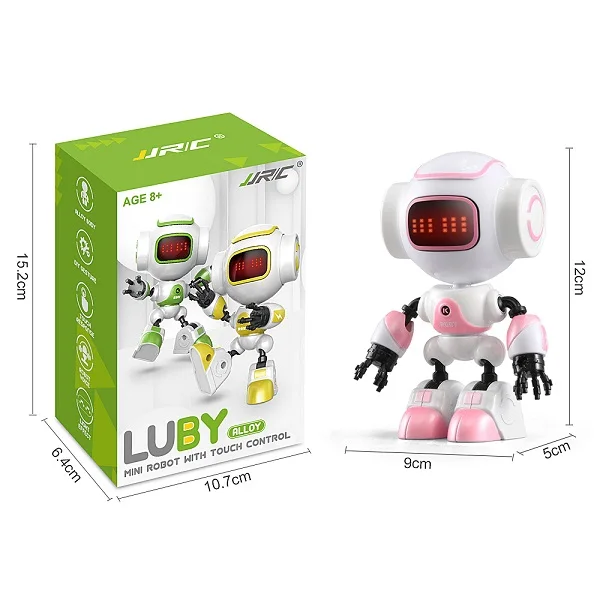 Сливовый JJR/C R9 RC робот LUBY Интеллектуальный робот осязаемый контроль DIY жесты разговора умные Мини RC роботы для детей Детские игрушки - Цвет: Сливовый