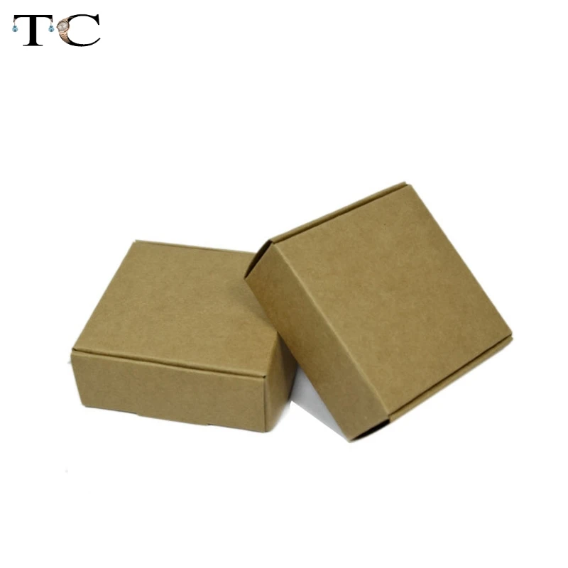 5*5*3 см Натуральная крафт-бумага подарочная коробка для свадьбы дня рождения и