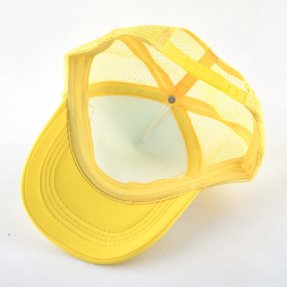 Детские Мультяшные бейсболки сетчатые Снэпбэк кепки Детская летняя дышащая