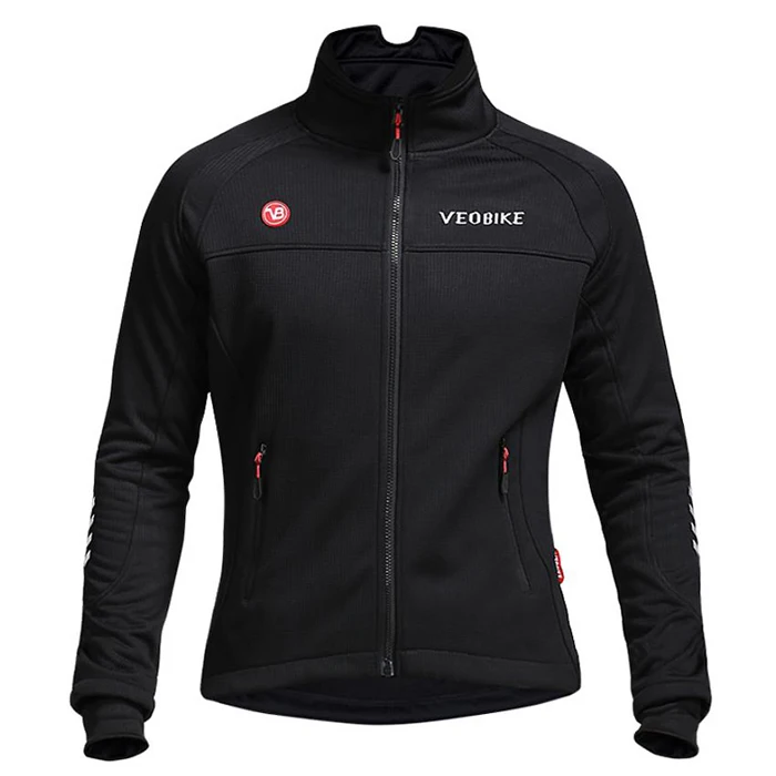 jersey black Водонепроницаемая штормовка Pro Team, набор для велоспорта, Мужская велосипедная одежда, ветрозащитная Мужская мотоциклетная куртка, зимний теплый флисовый костюм для бега - Цвет: jersey black