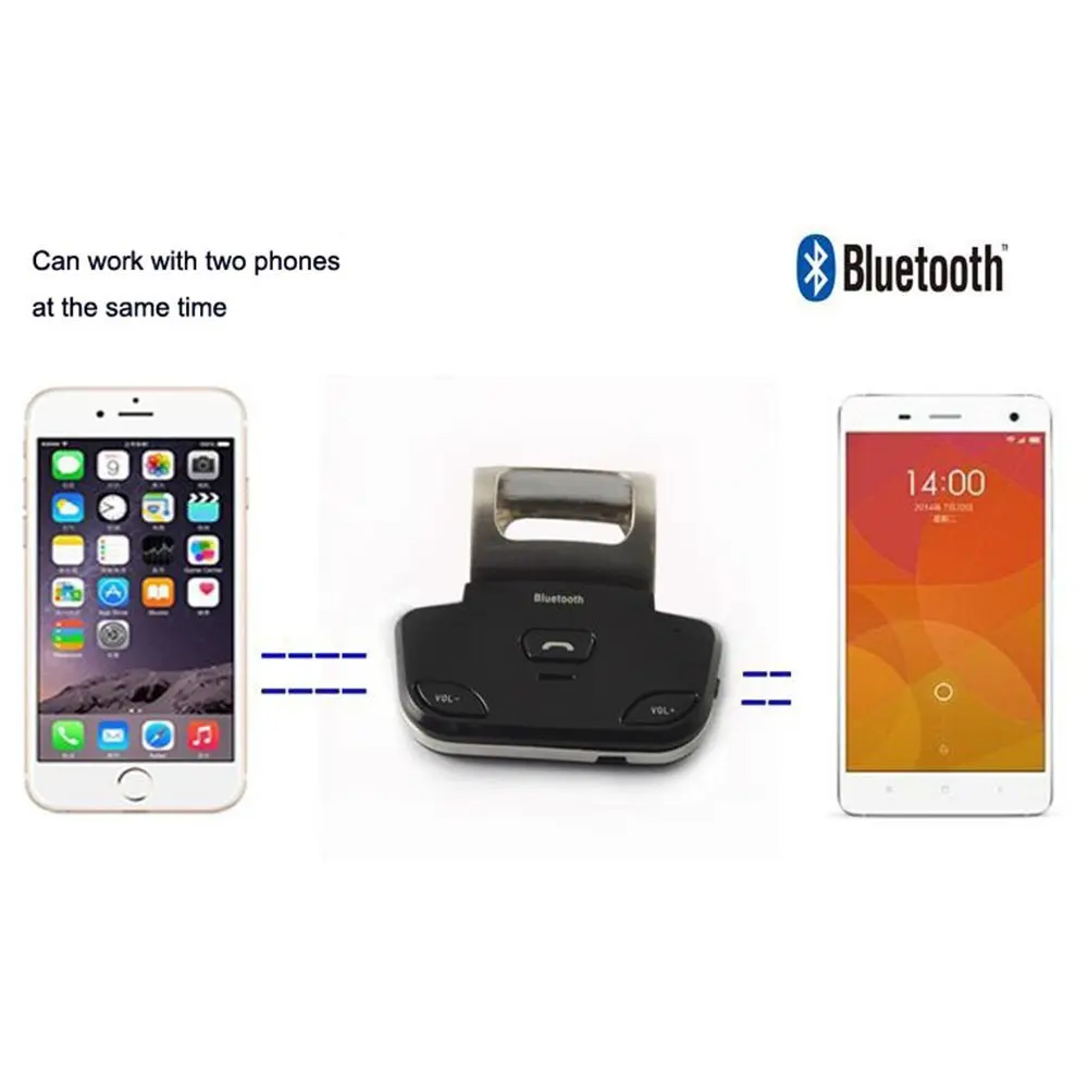 FDOMAIN металлический материал Автомобильный руль bluetooth громкая связь динамик