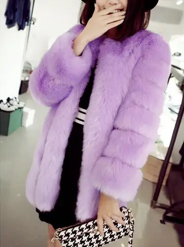 Пальто с искусственным мехом TSR13 новое поступление | Женская одежда