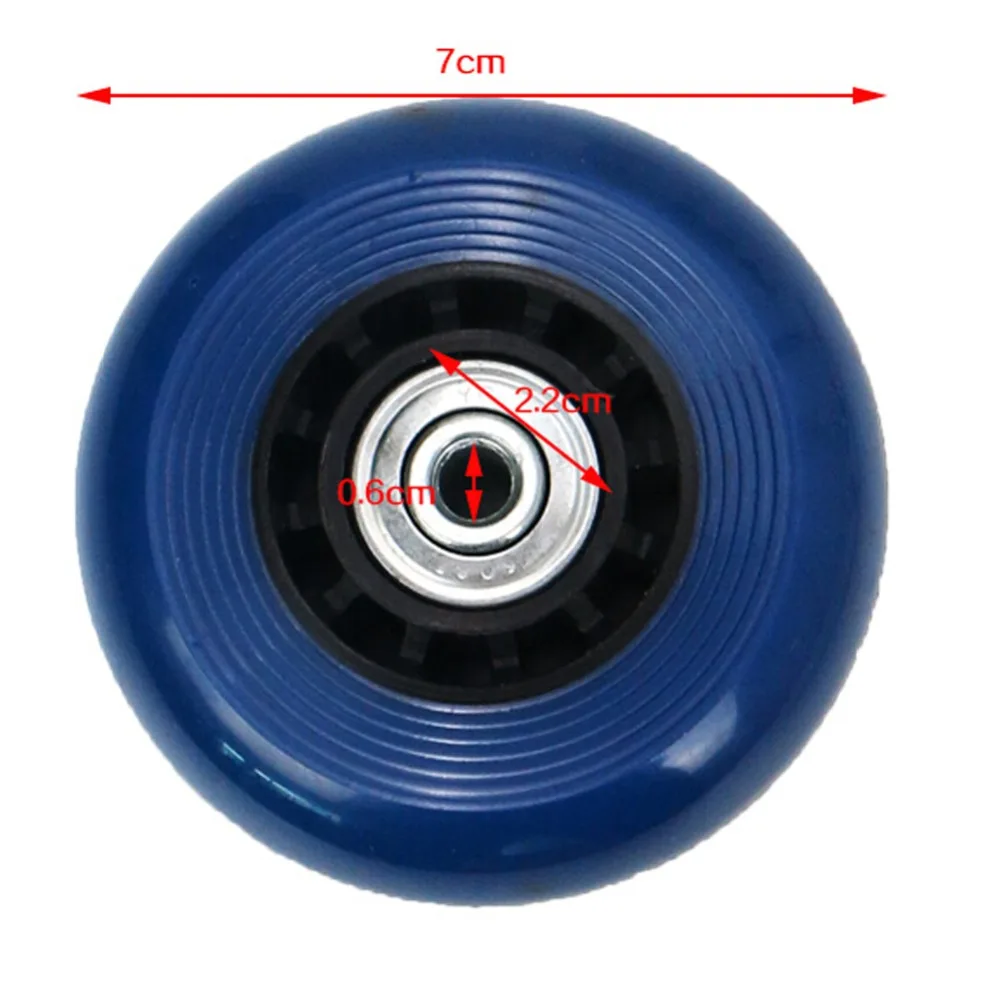 Черные Аксессуары для путешествий сменные колесики с осями чемоданов роскошный