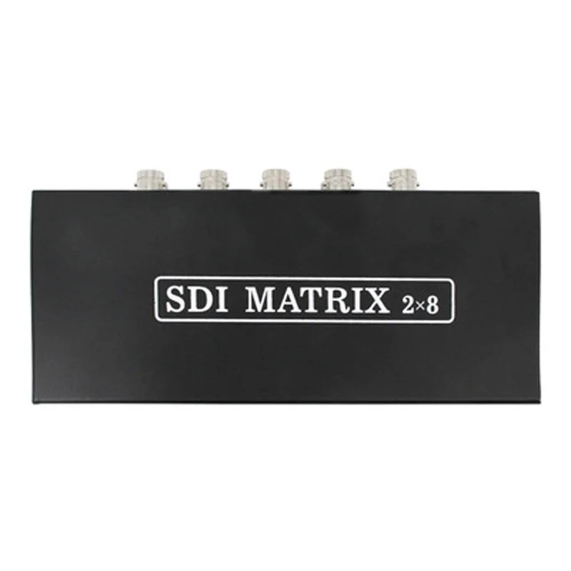 Wiistar SDI Matrix 2x8 SDI Splitter Switch 2 in 8 out Converter 3G/HD/SD-SDI Support SDI Switch 1x4 for Camera CCTV Video