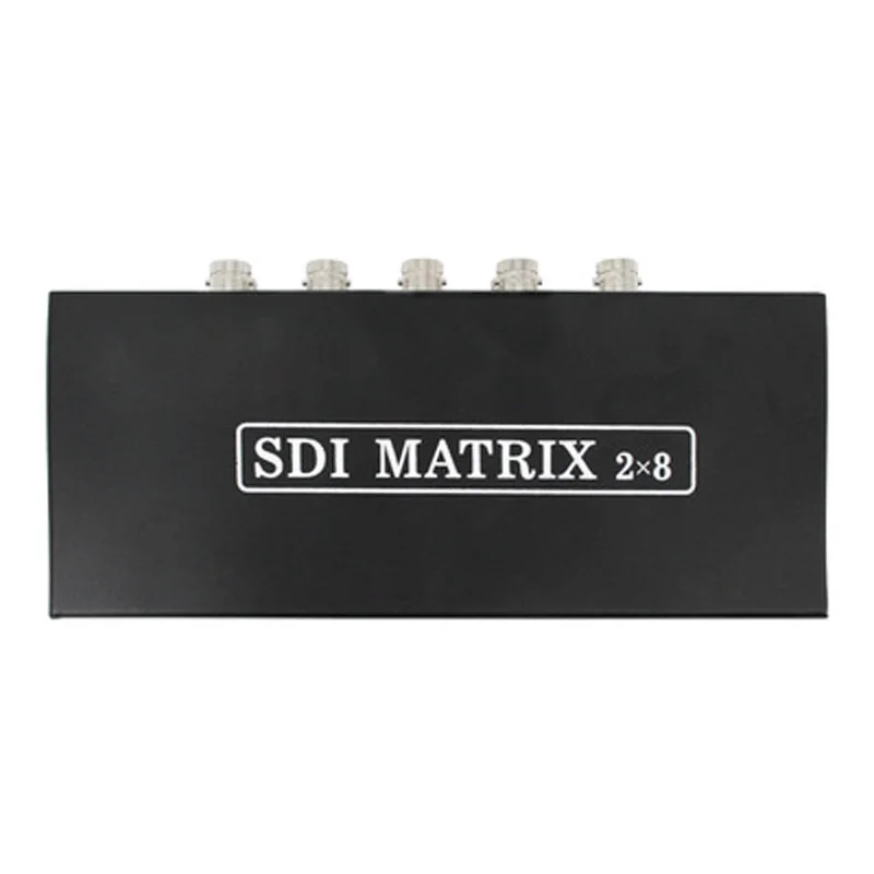 

Wiistar SDI Matrix 2x8 SDI Splitter Switch 2 in 8 out Converter 3G/HD/SD-SDI Support SDI Switch 1x4 for Camera CCTV Video
