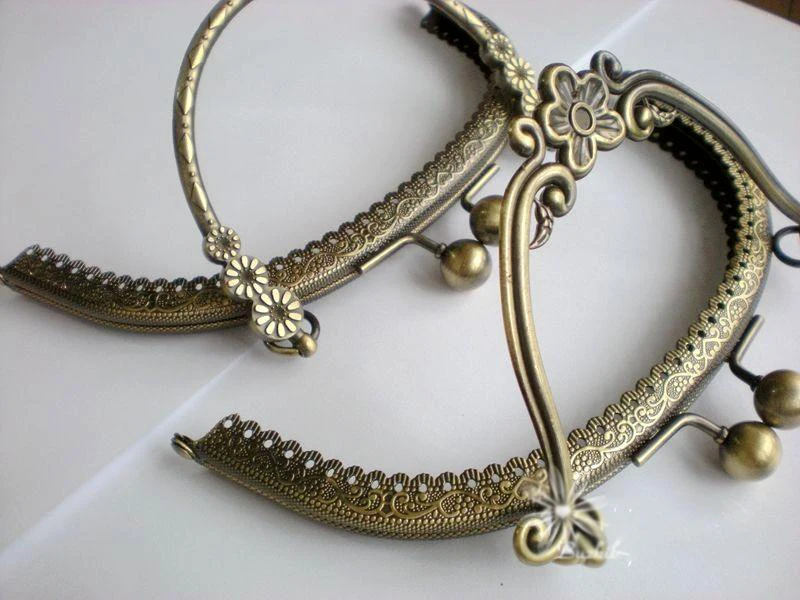 Женский кошелек с металлической застежкой и ручкой аксессуары для сумок сделай