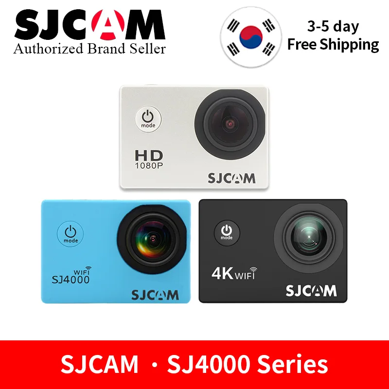 Оригинальная экшн видеокамера SJCAM SJ4000 серии 1080P Full HD SJ4000Wifi/4000AIR/4000 2 0 LCD