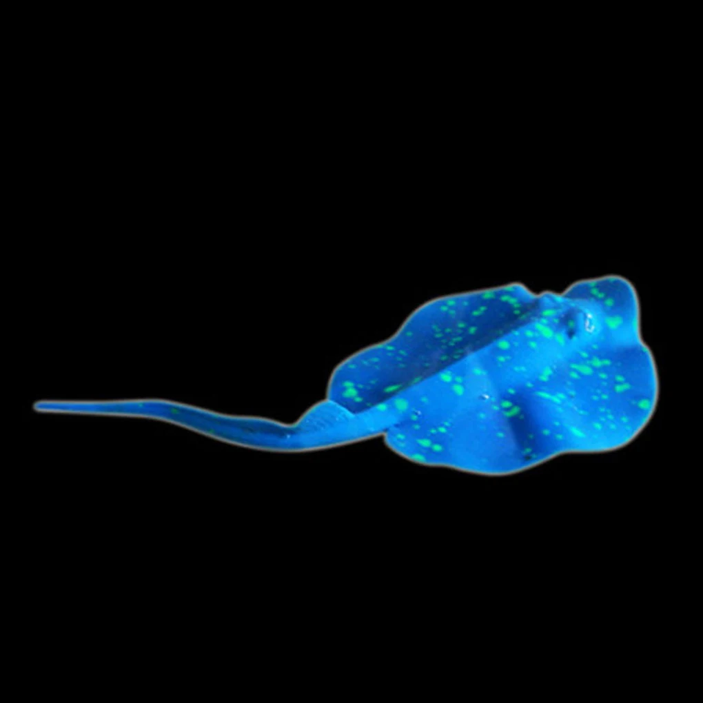 Силиконовый светящийся аквариум Искусственный Manta Ray искусственный дьявольский