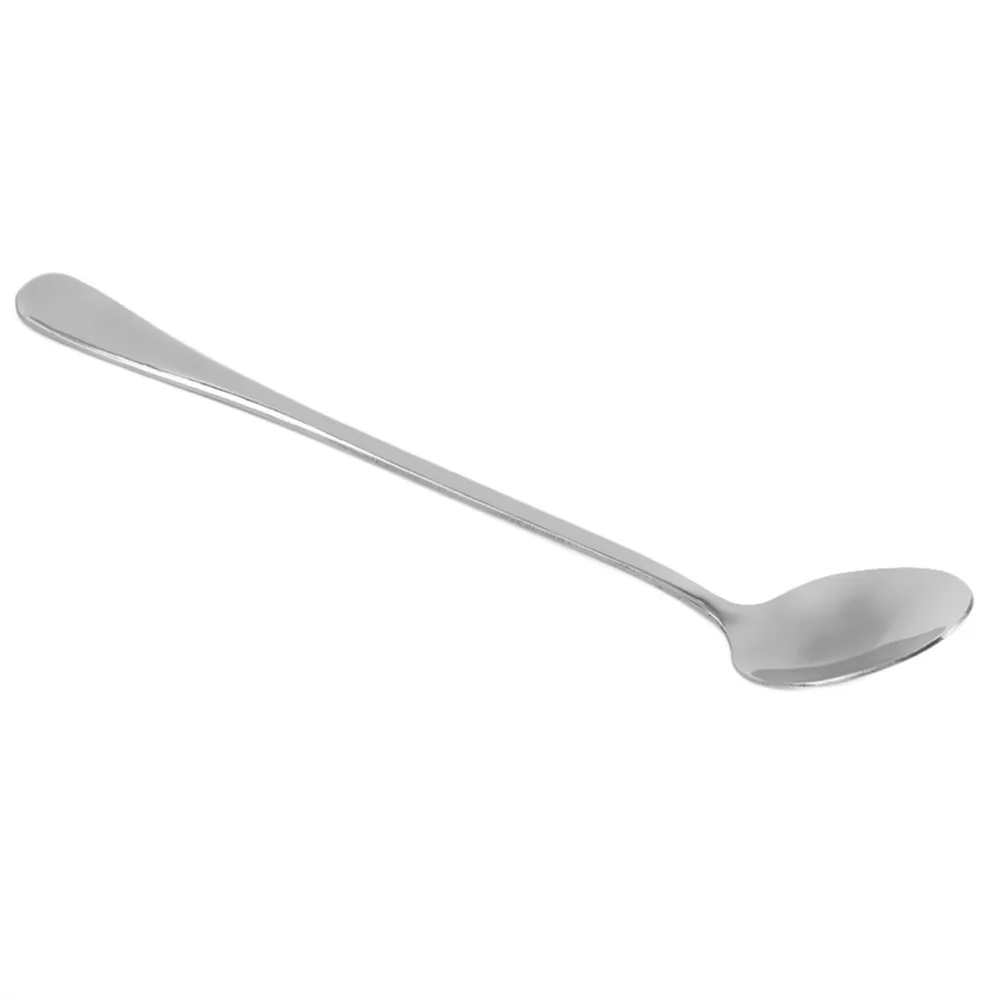Multi-function1Pcs с длинной ручкой ложки из нержавеющей стали для чая кофе мороженое