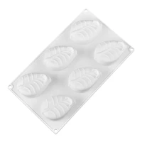 tree leaf silicone mold cake decorating 6 cavity leaf leaves shaped mousse molds for tools non stick diy baking cake moulds aw