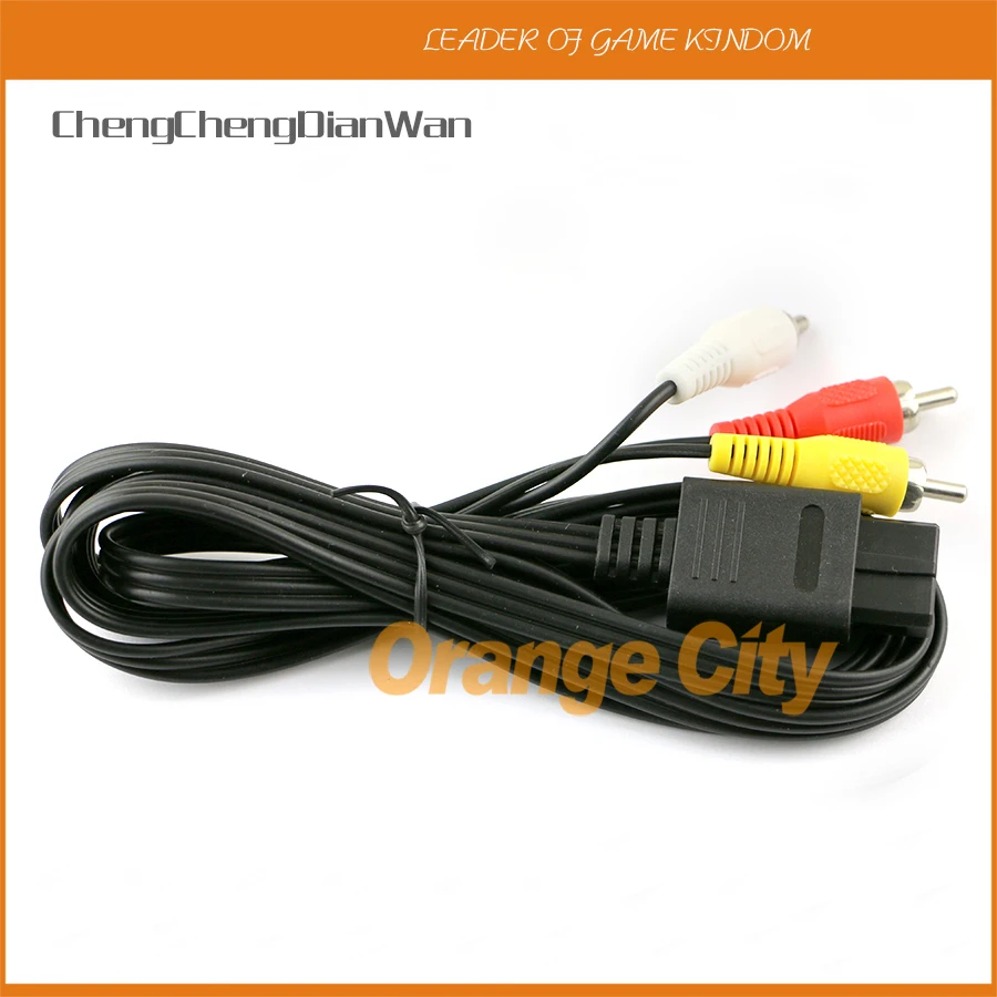 ChengChengDianWan 1 8 м 6 футов AV TV S Video Super для N 64 SNES NGC N64 кабеля|s-video|s-video cable |
