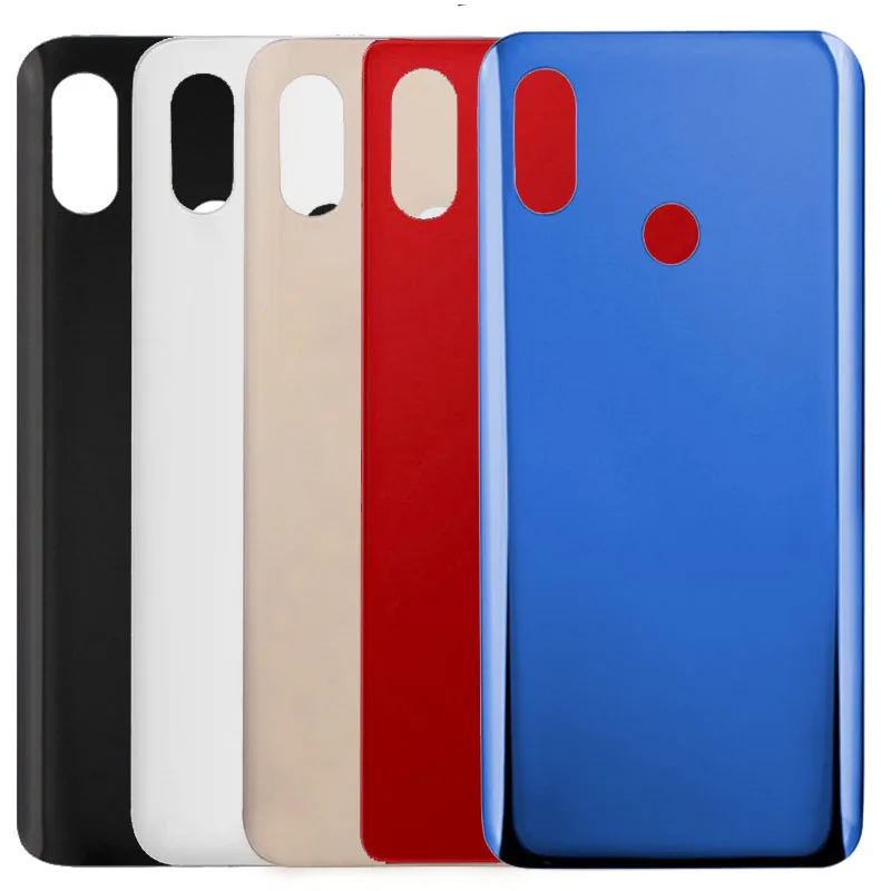 Новый оригинальный mi 8 крышка батареи для Xiaomi Задняя стеклянная Дверь Корпус