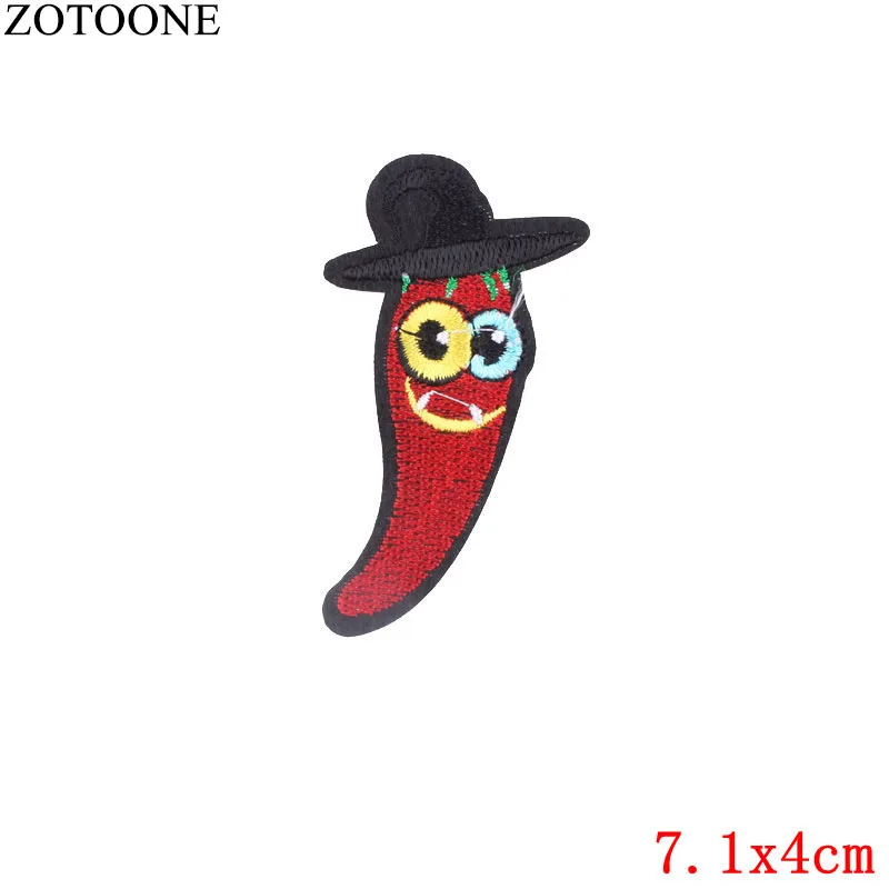 Нашивки с фруктами ZOTOONE наклейки в виде клубники сделай сам Термотрансферная