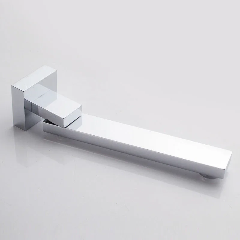 Квадратный смеситель для душа из твердой латуни матовый черный цвет создается на