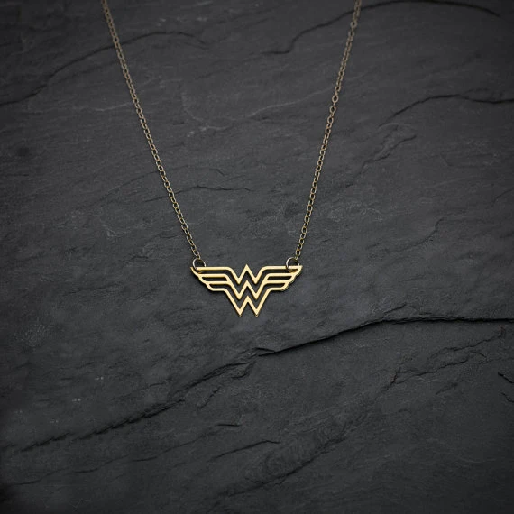Ожерелье чудо-женщины ювелирные изделия с супергероями из комиксов кулон