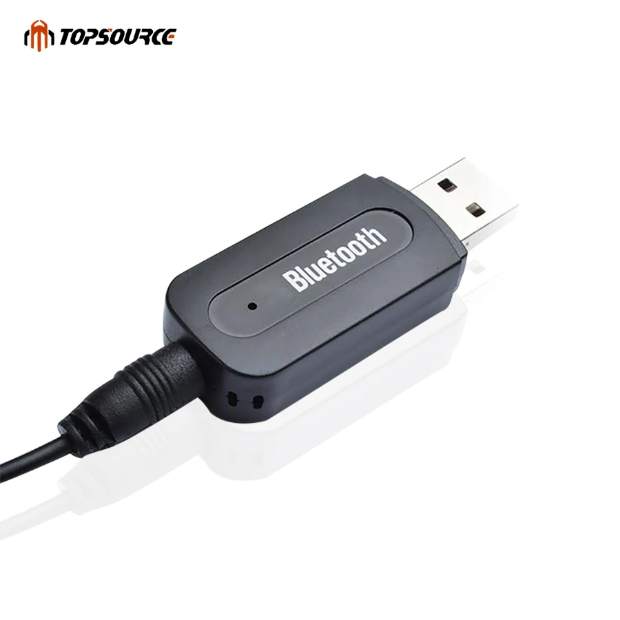 TOPSOURCE USB Aux Bluetooth автомобильный комплект аудио приемник адаптер 3 5 мм один выход