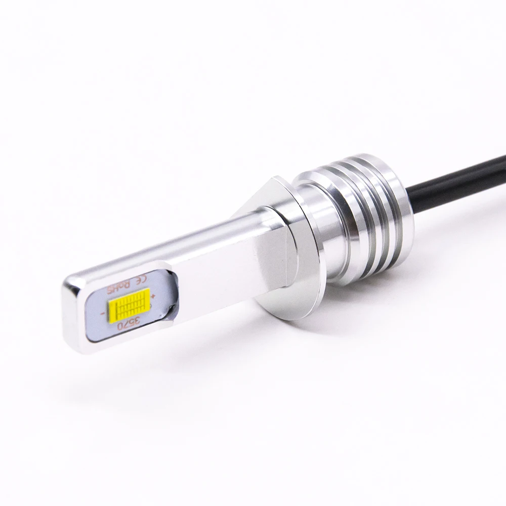 2 шт. H1 1900LM Автомобильный светодиодный противотуманный фонарь Play and Plug белый авто вождения Противотуманные фары лампы 12 В 24 В 6500 к Автомобильные светодиодные лампы