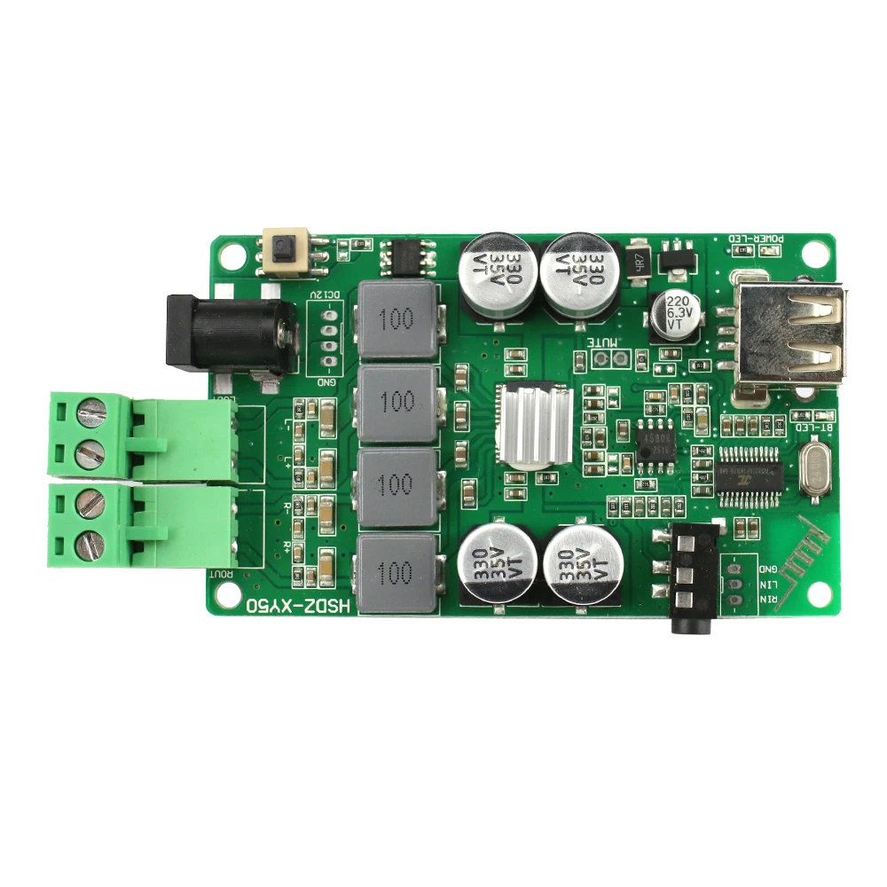 Плата усилителя Bluetooth GHXAMP TPA3116 2*50 Вт стерео 2 0 цифровая плата мощности DC 9 в 24 3 5 мм