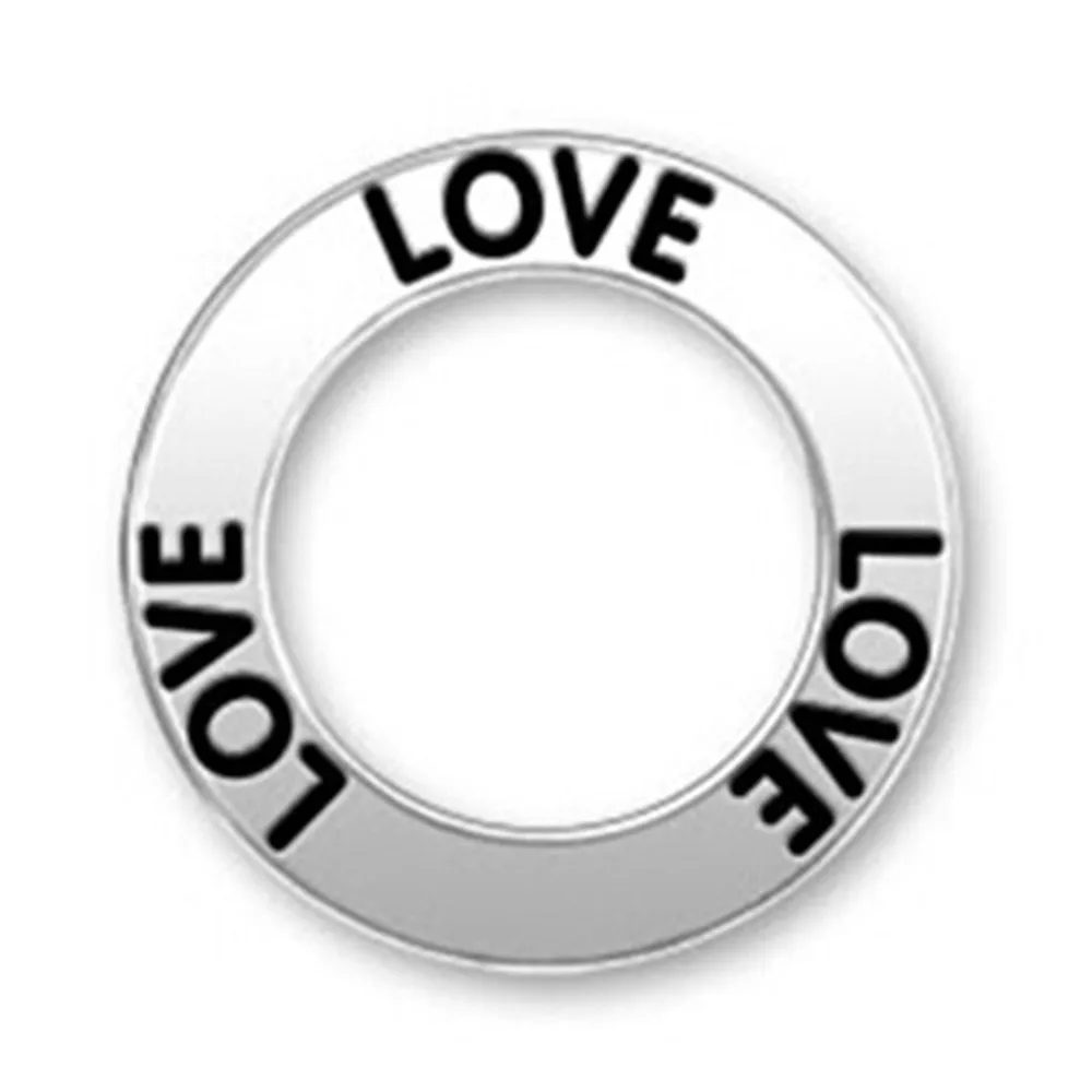 Двухстороннее гравированное кольцо с посланием Love Baseball Ask Believe Receive Charms Words Round Jewelry