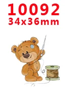 10092 30 шт. Герой мультфильма плоское украшение из смолы PR 9919 - Цвет: 10092