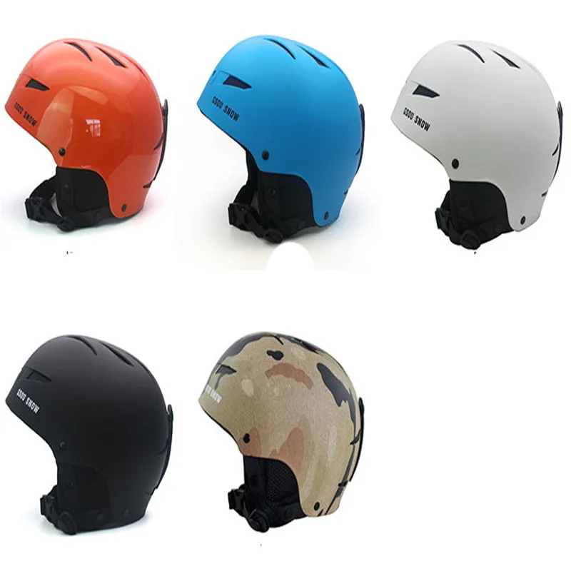 

Parkour Roller Skate Skateboard Snowboarding Outdoor warm ski helmet couple models veneer double board universal snow helmet