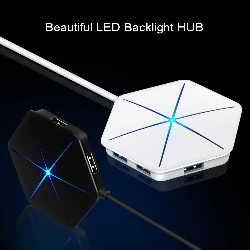 Мода USB 3 0 2 концентратор высокой Скорость Внешний 6 Порты и разъёмы Usb