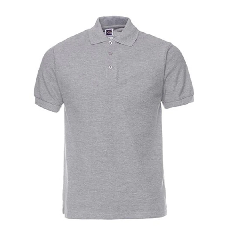 Новая брендовая мужская рубашка поло хлопковая с коротким рукавом Повседневная
