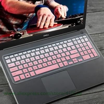 Gradualpink Чехол для клавиатуры ноутбука Защитная пленка для ноутбука Dell Inspiron 17CR 17CR-4728 Inspiro 17 5000 5748 5545 Vostro 15-3549R G3 3579 G7 7588 - Цвет: Gradualpink
