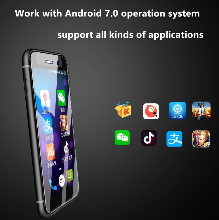 Супер мини 4G LTE смартфон Melrose S9 PLUS 2,45 дюймов маленький экран ультра тонкий MTK6737 1 ГБ 8 ГБ маленький Android 7,0 мобильный телефон