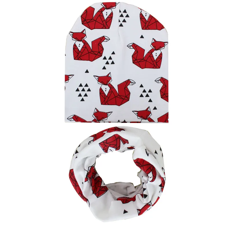 Розничная продажа оптовая комплект из шапки и шарфа для мальчиков девочек 2 шт. в