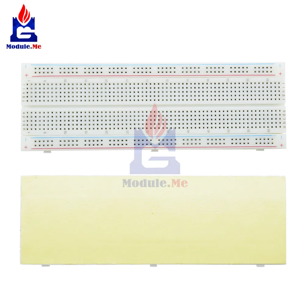 Макетная плата 830 точек без пайки PCB хлебная плата MB-102 MB102 плата питания Тестирование Разработка DIY 65 шт. Соединительный кабель для Arduino