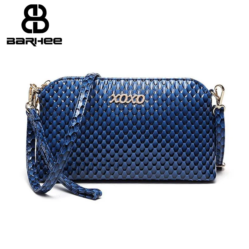 Миниатюрная сумка Кроссбоди BARHEE для женщин Дамский клатч из лакированной