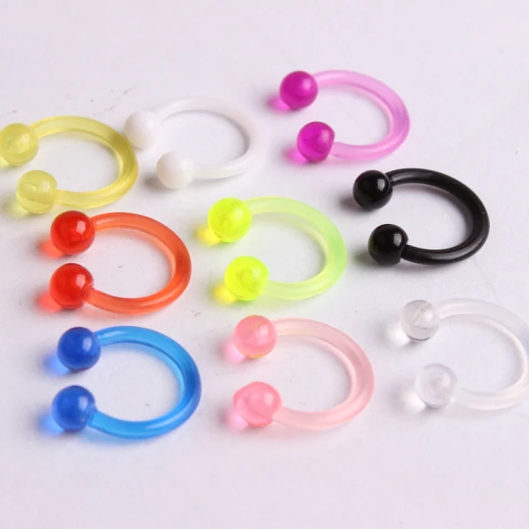 Новинка яркие круглые штанги украшения для тела|body jewelry|wholesale body jewelrycircular barbells |