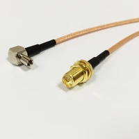 new rp sma female jack switch ts9 right angle convertor rg316 cable wholesale fast ship 15cm 6 adapter