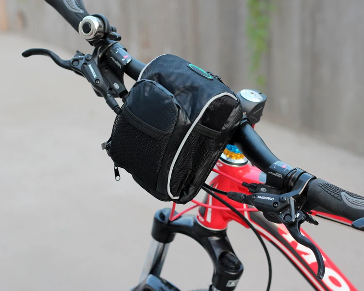 MTB велосипед складной передняя сумка велосипедная на руль Сумка с дождевиком