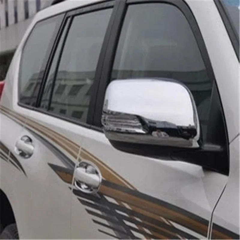 

Car Rearview mirror cover Trim/Rearview mirror Decoration for Toyota Land Cruiser Prado Prado 2010-2015 Car styling