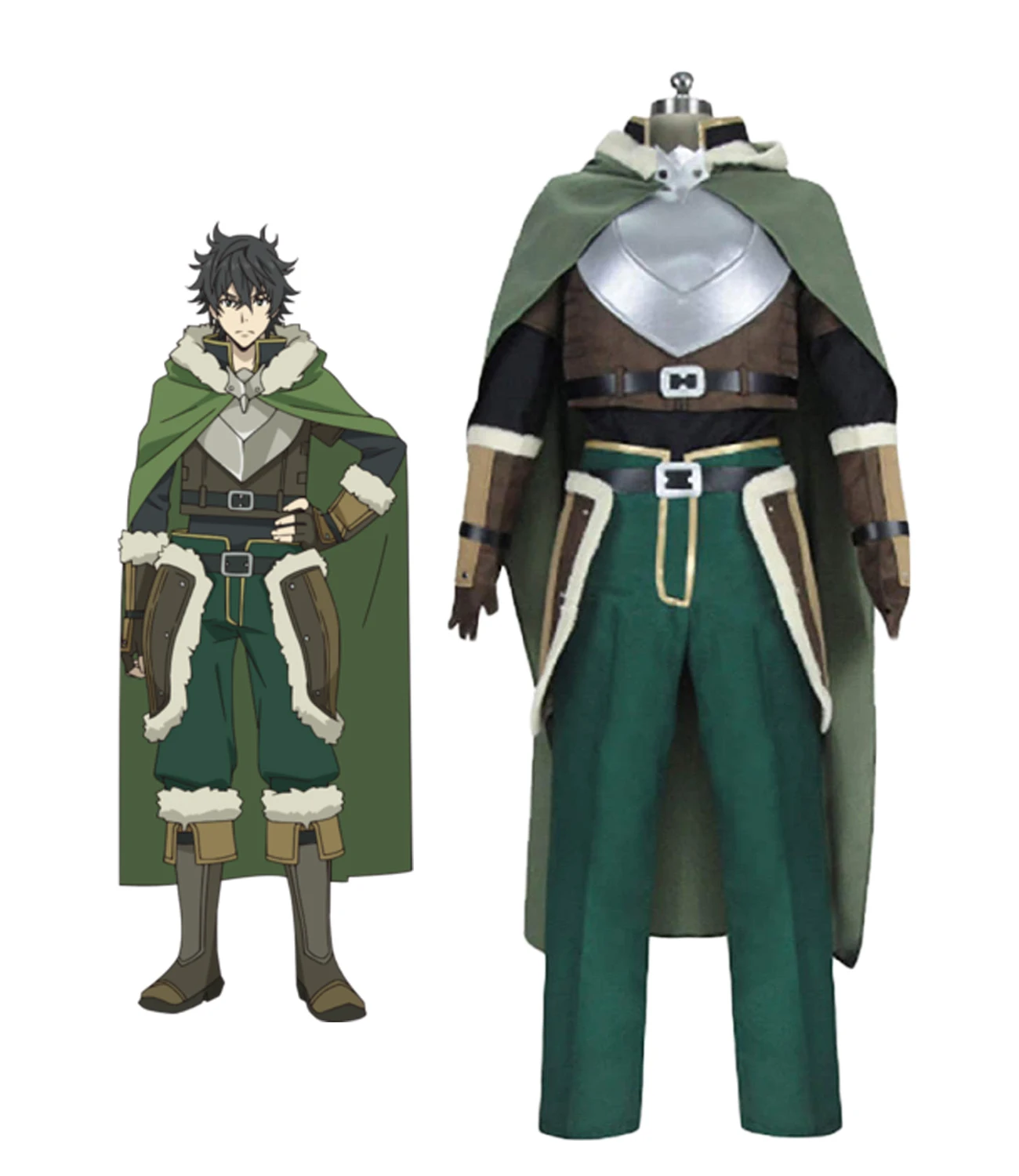 Костюм для косплея из игры The Rising of the Shield Hero Naofumi Iwatani полный комплект