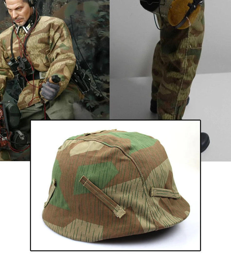 Двусторонний камуфляжный чехол для шлема M35 времен Второй мировой войны | Спорт и