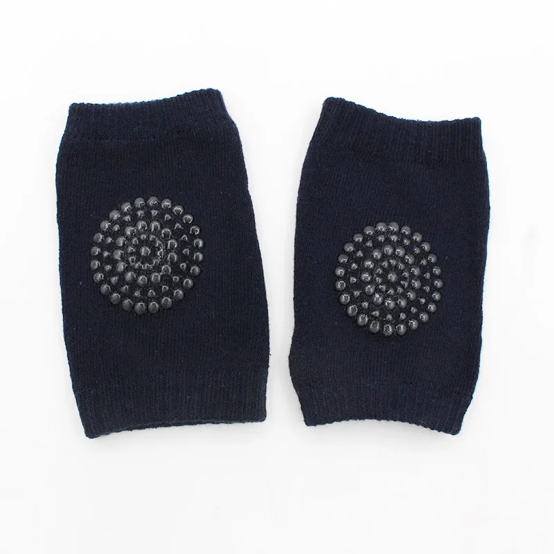 dark blue Новые зимние наколенники для ног согревающий до колена, наколенники для малышей, наколенники для малышей, гетры для малышей - Цвет: dark blue