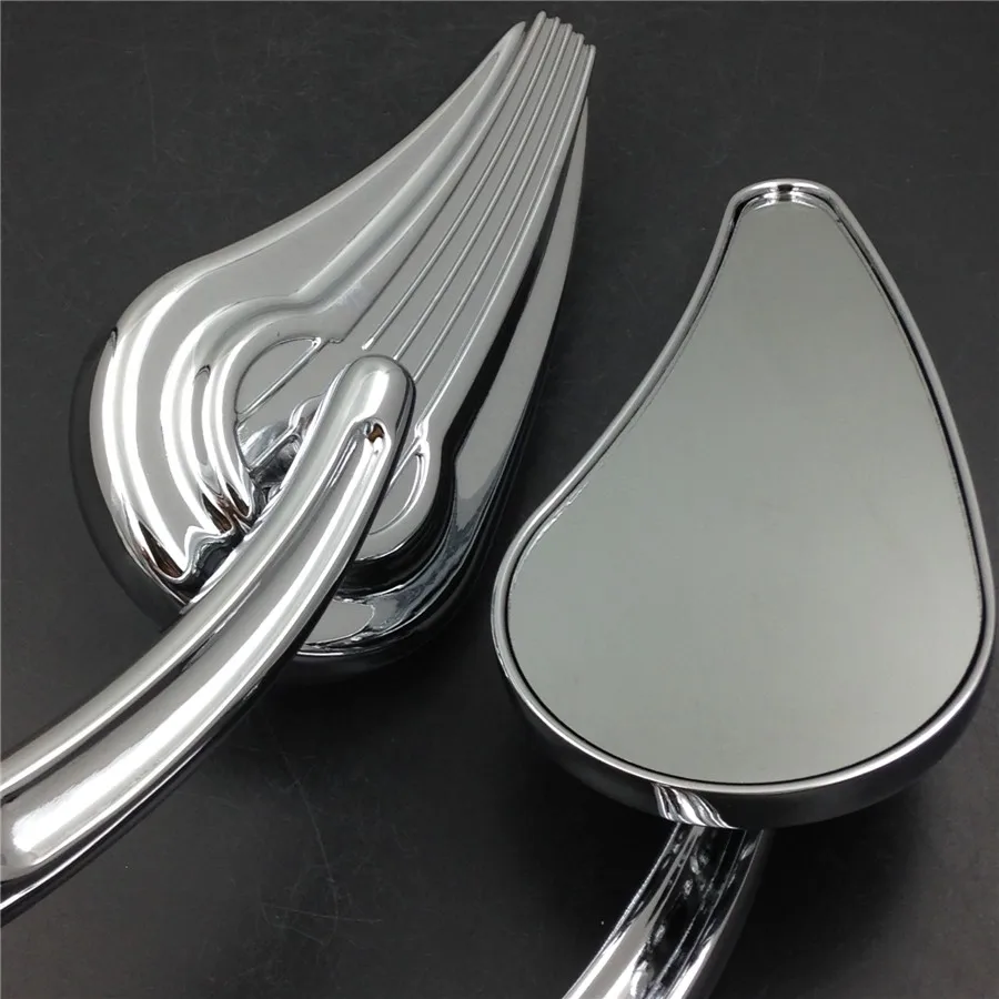 Afetermarket,, мотоциклетное зеркало на заказ, Задние Зеркала, подходят для Harley CVO Road King, Softail Street Glide, Fat Bob, хром