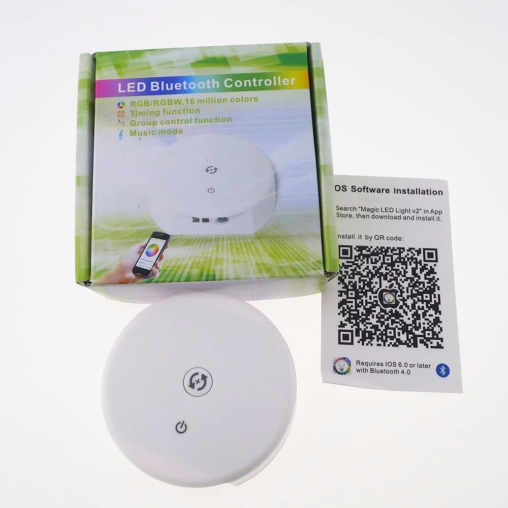 

Smart Bluetooth RGB APP led controller+5M RGB LED Strip Light set+12V 3A Power adapter For iPhone, Android, phone control